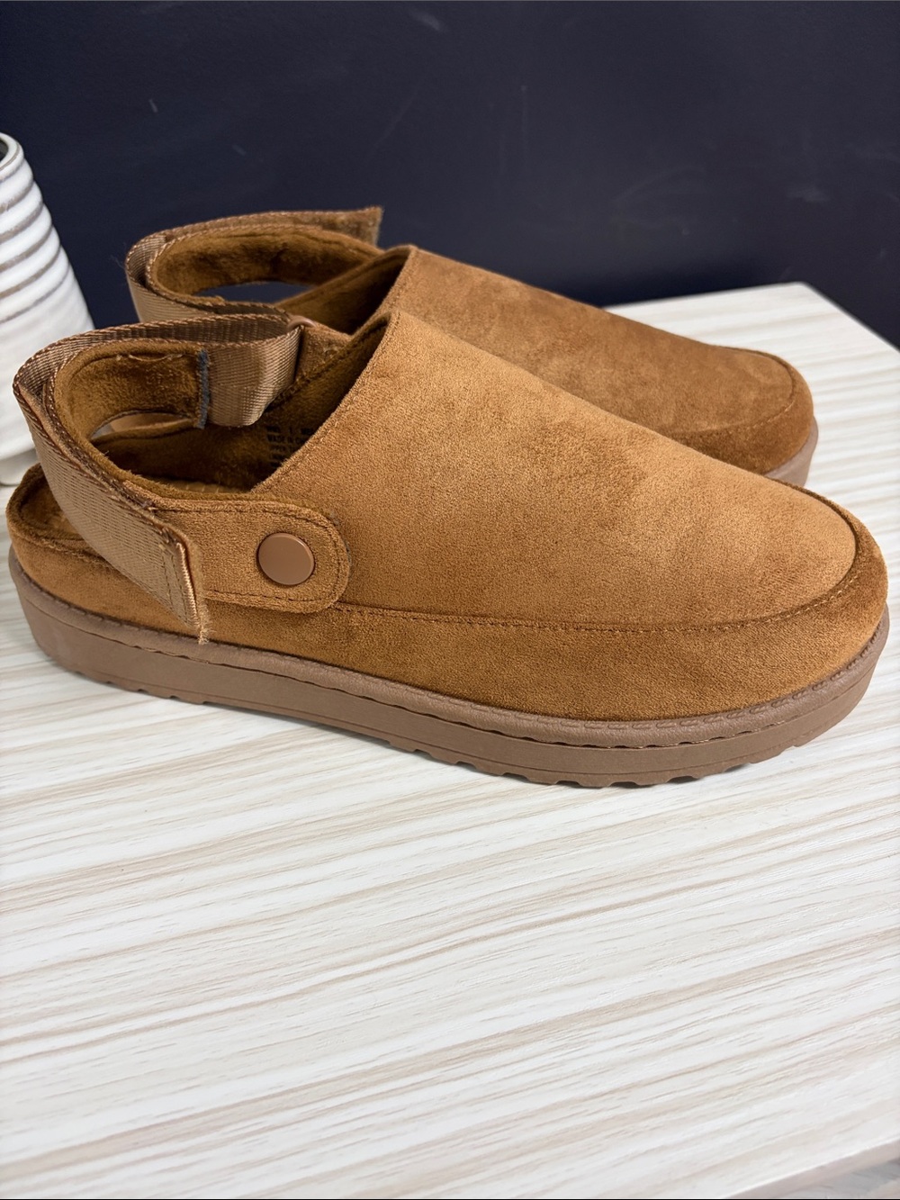 Sonoma Women’s Suede Slingback Clog in Chestnut Brown!! NWOT!!🤎